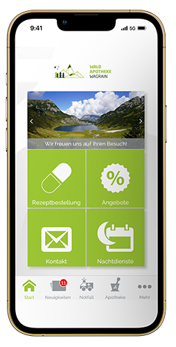 Die App der Wald-Apotheke Wagrain